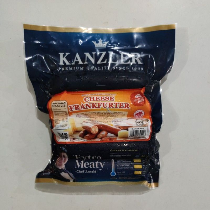 

KANZLER sosis cheese frankfurter 5s 360gr