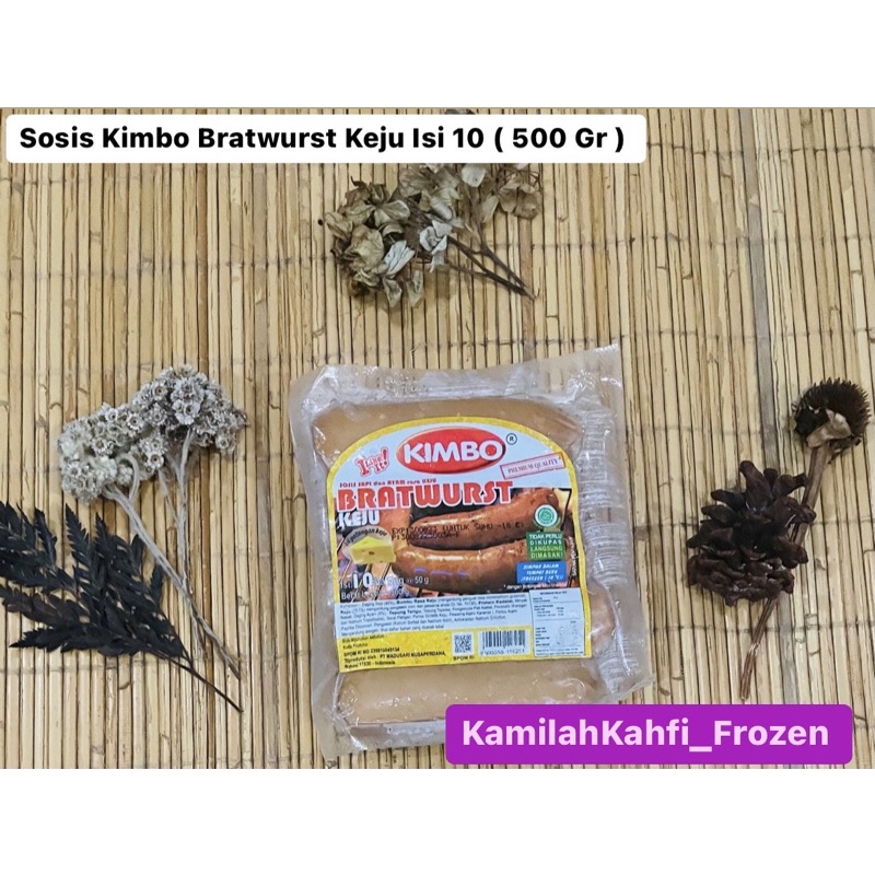 

Sosis Kimbo Bratwurst Cheese ( 500 Gr )