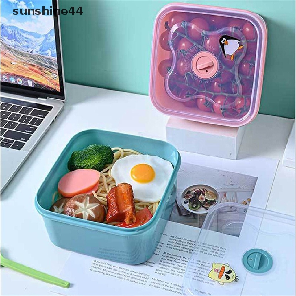 Sunshine Kotak Bekal / Lunch Box Bento Hermetic Microwave Untuk Piknik