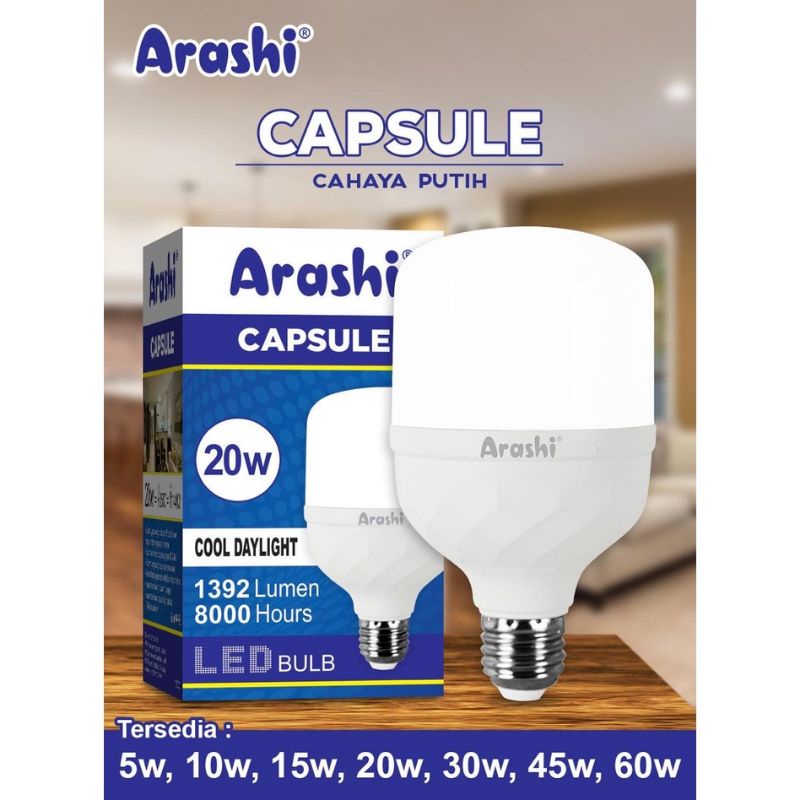 Lampu LED Arashi Capsule-20 Watt