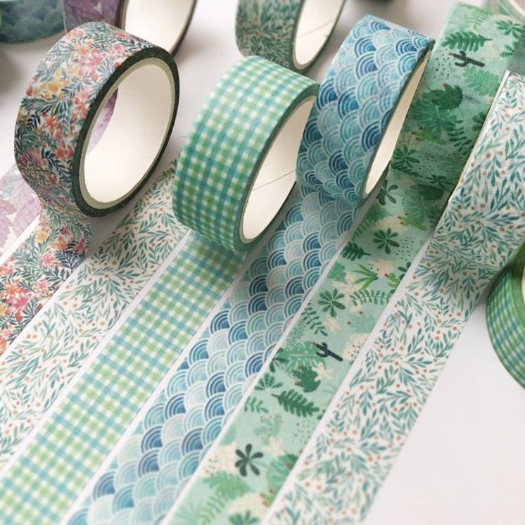 

♝ GAEKOPEDIA || 18 gaya Washi Tape Lucu Pita Perekat Dekoratif Selotip Stiker Scrapbooking DIY ₽