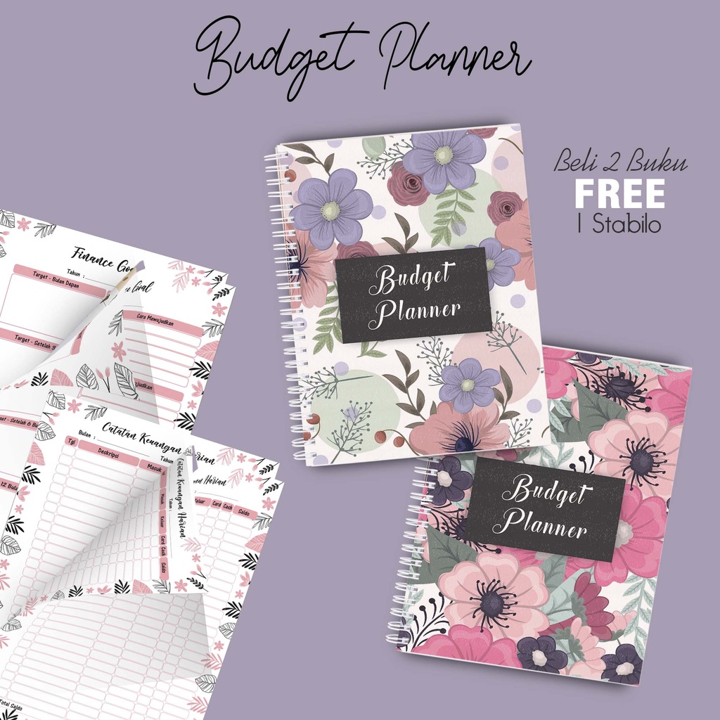 

Hanabi Budget Planner / Financial Planner Beli 2 Buku Gratis Highlighter Kode BP02B