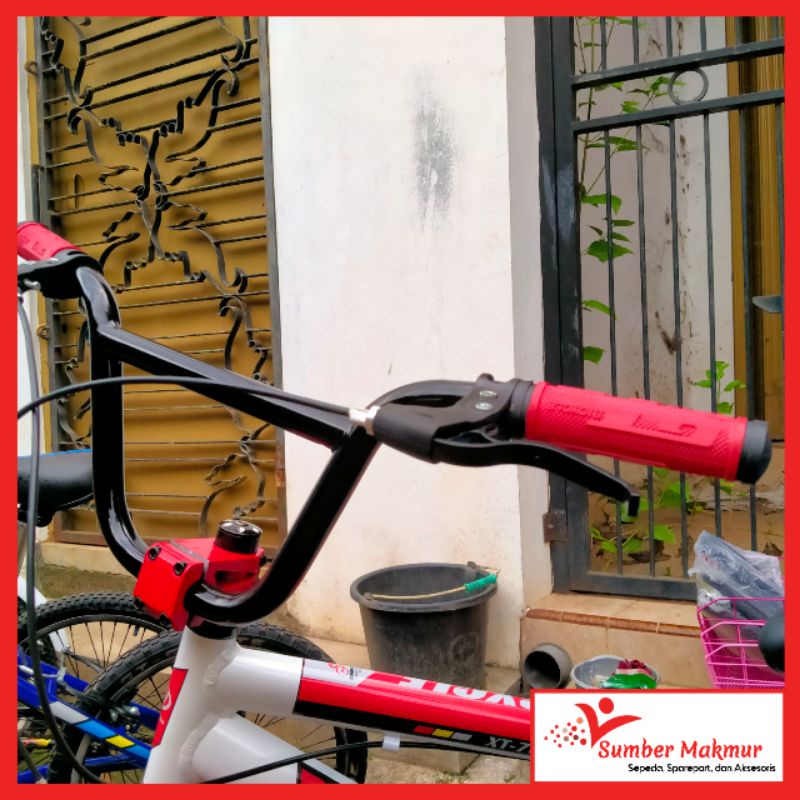 Handgrip Krop Tangan Karet Stang Sepeda GT untuk Sepeda Anak dan Dewasa Model BMX Lipat Mini MTB Gunung