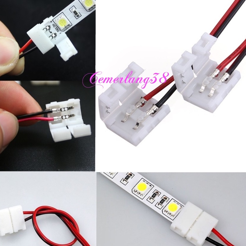Clip Connector/Konektor Jepit for LED Strip