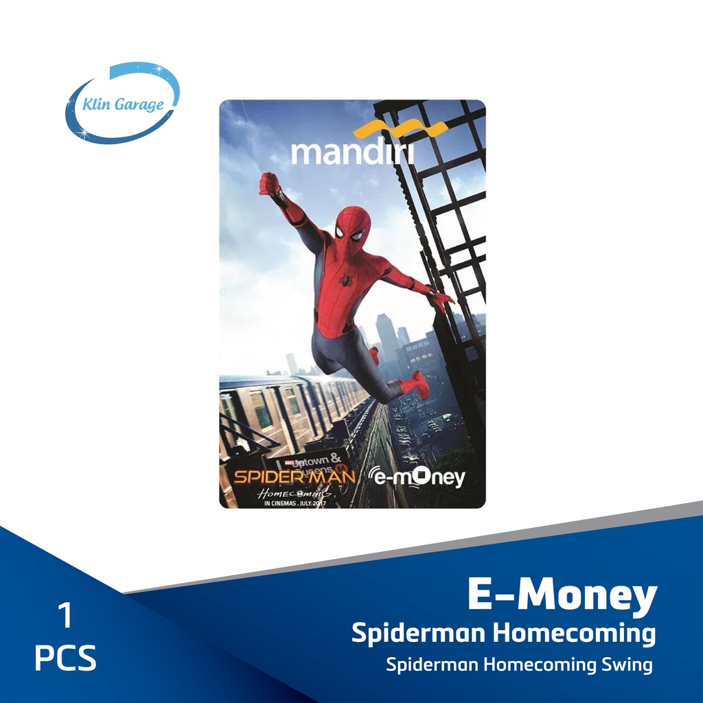 Mandiri E-Money Spiderman Homecoming Edition [Swing]