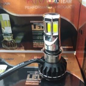 Terlaris 【LED AKAI 6 SISI PUTIH】 Lampu Depan Motor LED Type H4 dan H6 Lampu LED Motor matic Vario Beat Scoopy Genio Mio Soul GT Xeon Nmax Aerox PCX ADV populer