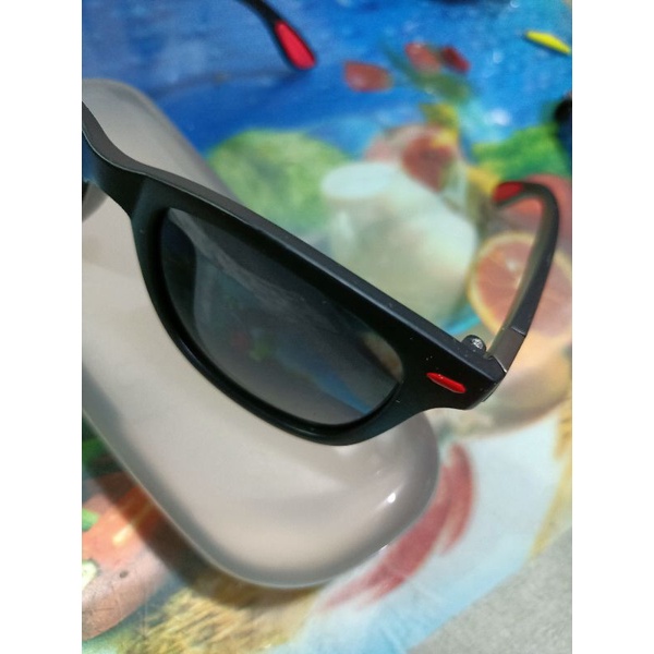 KACAMATA POLARIZED HITAM PRIA WANITA PENGEMUDI FREE BOX