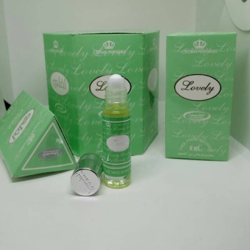 PARFUME TARIM LOVELY 6 ML ROLL ON / TARIM PARFUME FREE ALCOHOL