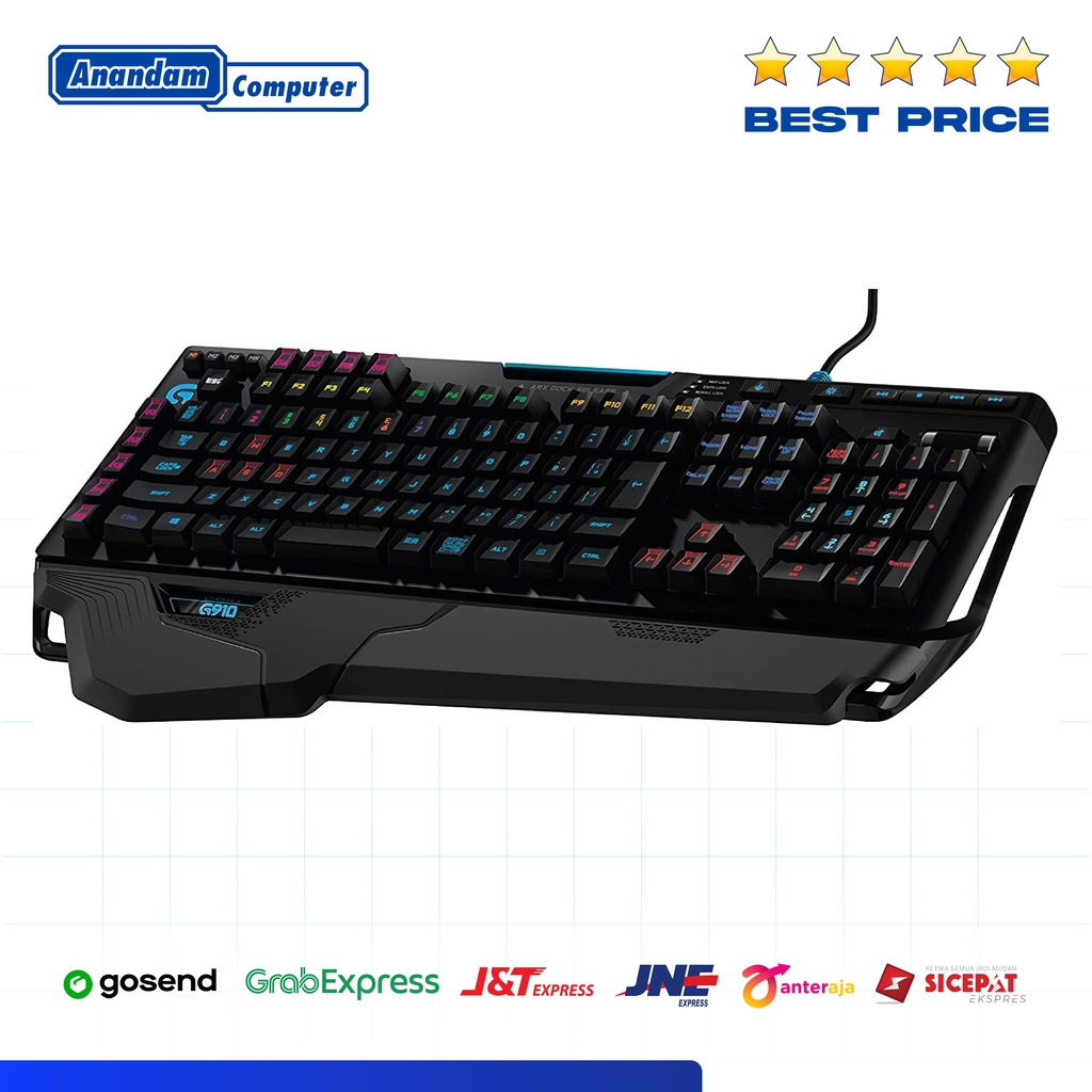 Logitech G910 Orion Spectrum Keyboard Gaming Mechanical RGB