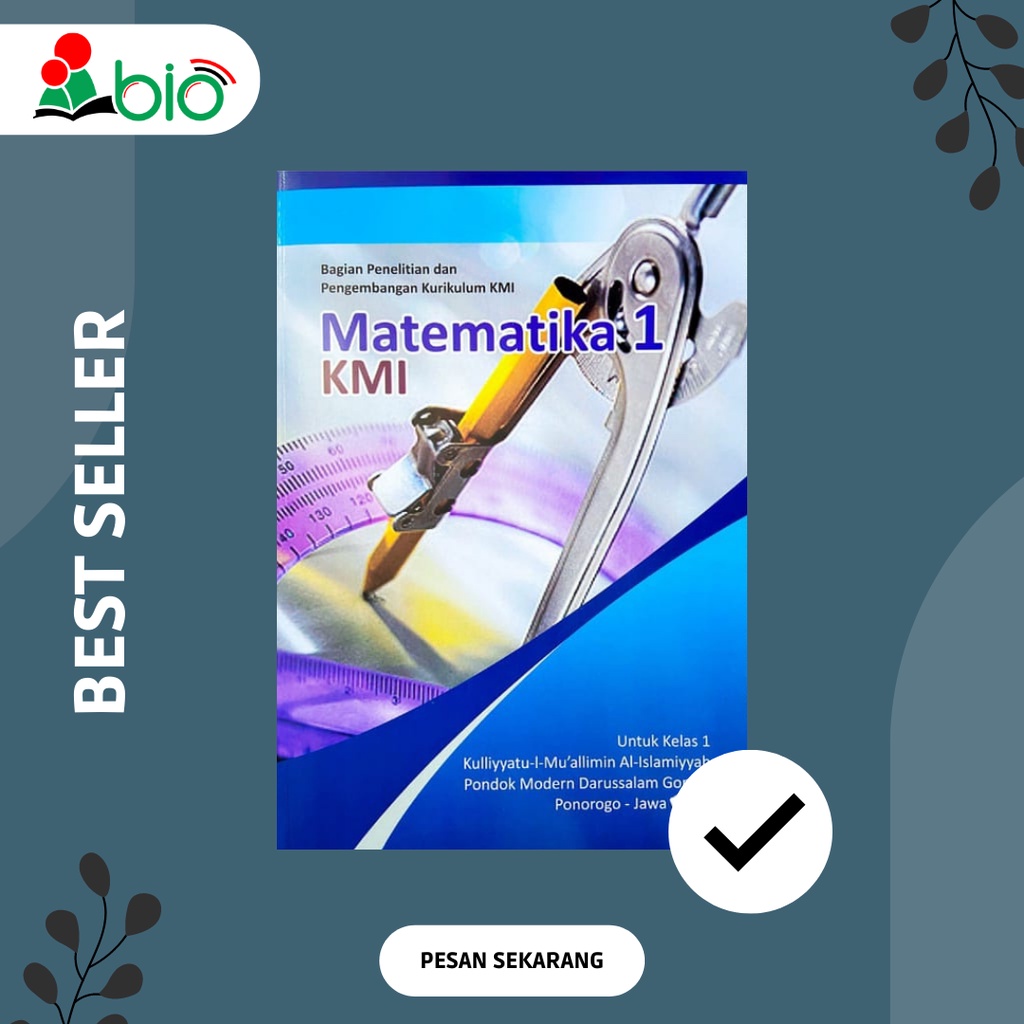 Buku Matematika 1 KMI Gontor / Buku MTK 1 KMI