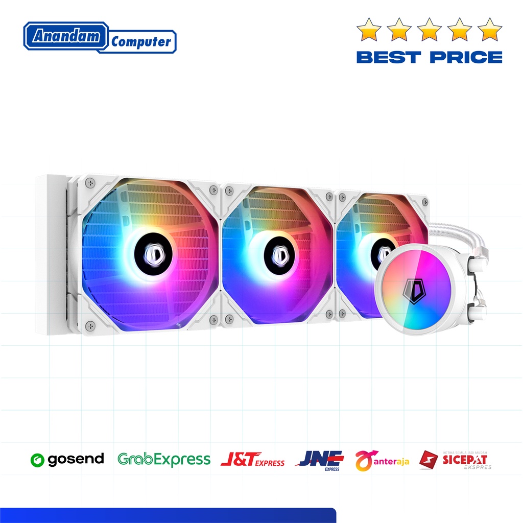 ID-COOLING ZOOMFLOW 360 XT SNOW ARGB AIO CPU Water Cooling