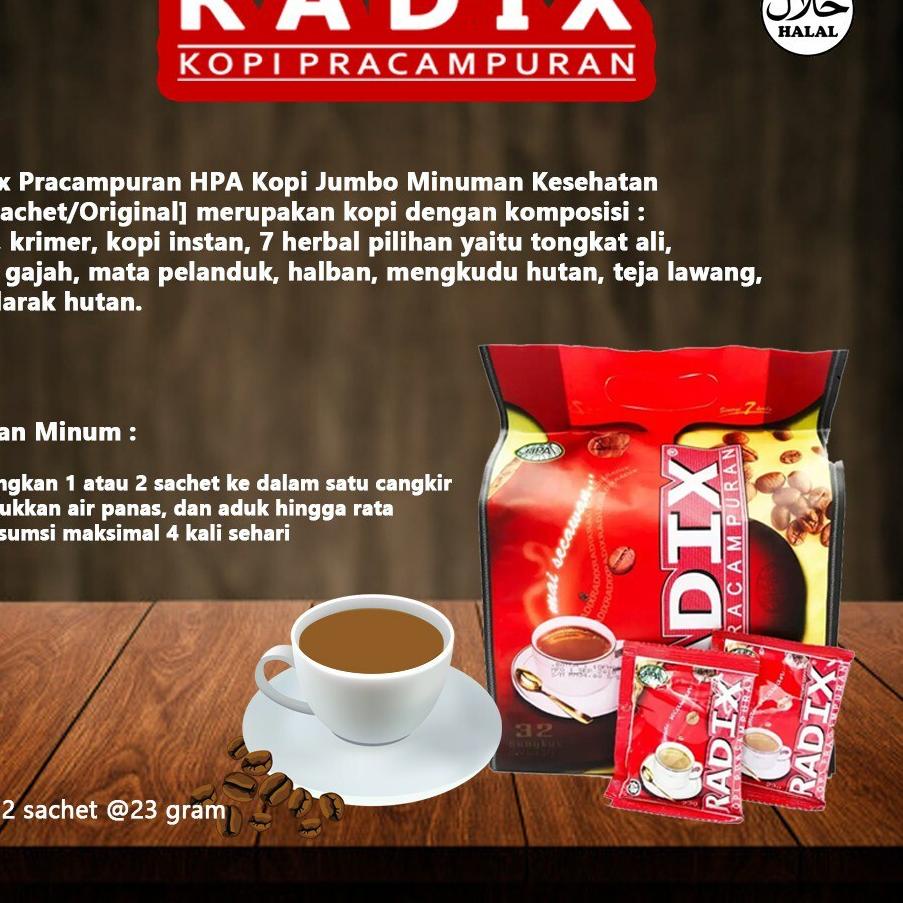

SALE✅Kopi radix hpa malaysia isi 32|KD1