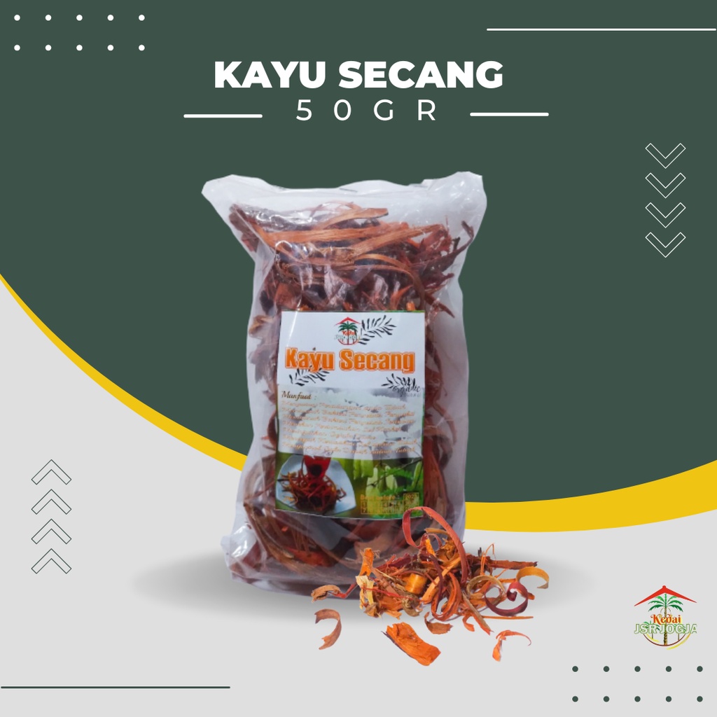 Kayu  Secang Serut Kering  Mengobati Diabetes Minuman Traditional Kaya Anti Oksidan 50g