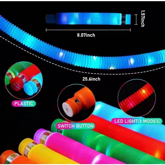 SB168 Mainan Light Up Tubes Pop Pipes Led / Mainan Stick Pipa LED Toy