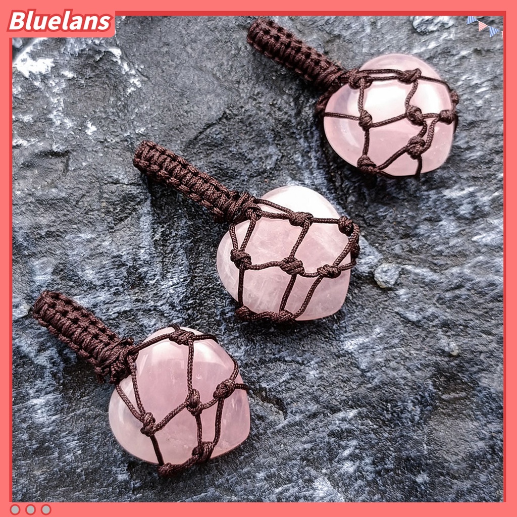 Kalung Choker Liontin Hati Aksen Kristal Tiruan Untuk Pria Dan Wanita