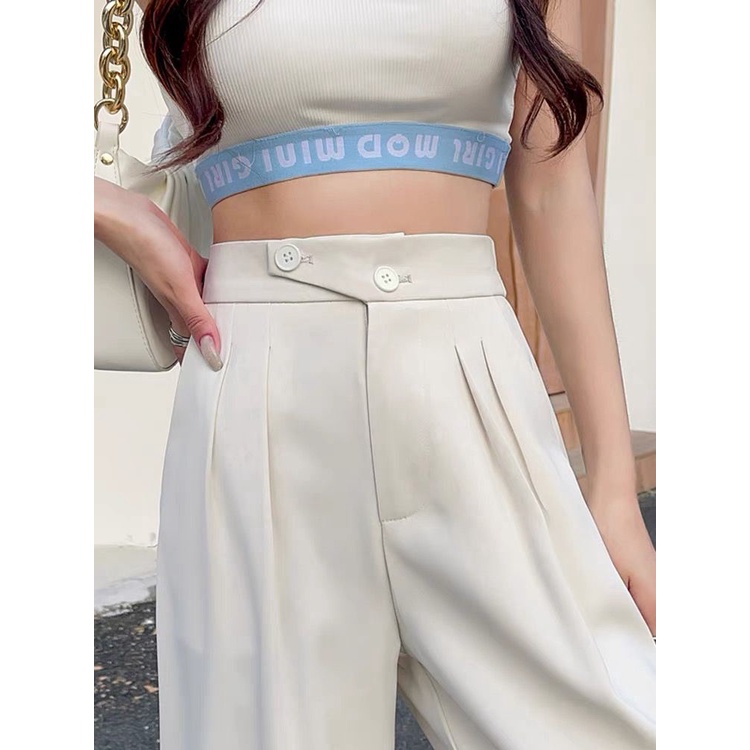 Kulot Cott Import Premium Highwaist Celana Pinggang Karet Highwaist Loose Pants Panjang E05