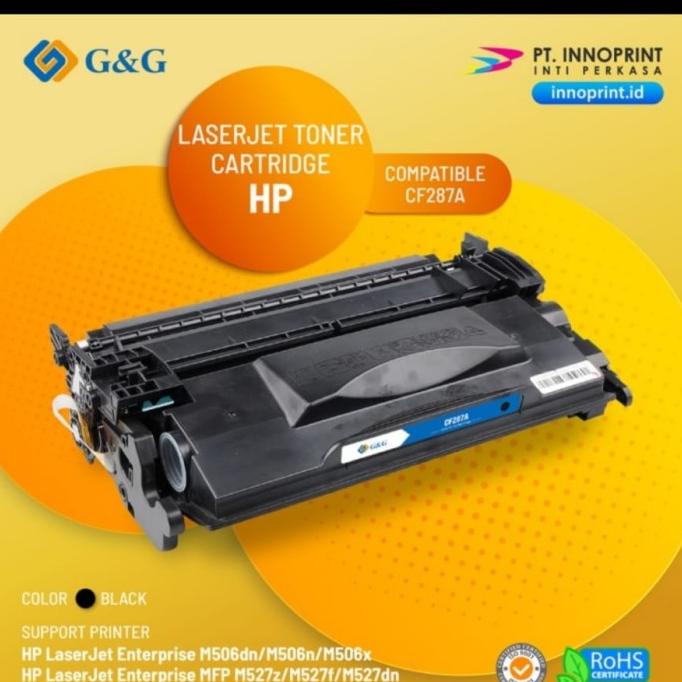 Toner Printer Tinta Toner 87A (Cf287) Compatible Hp Laser Jet M506Dn M506N M506X Original