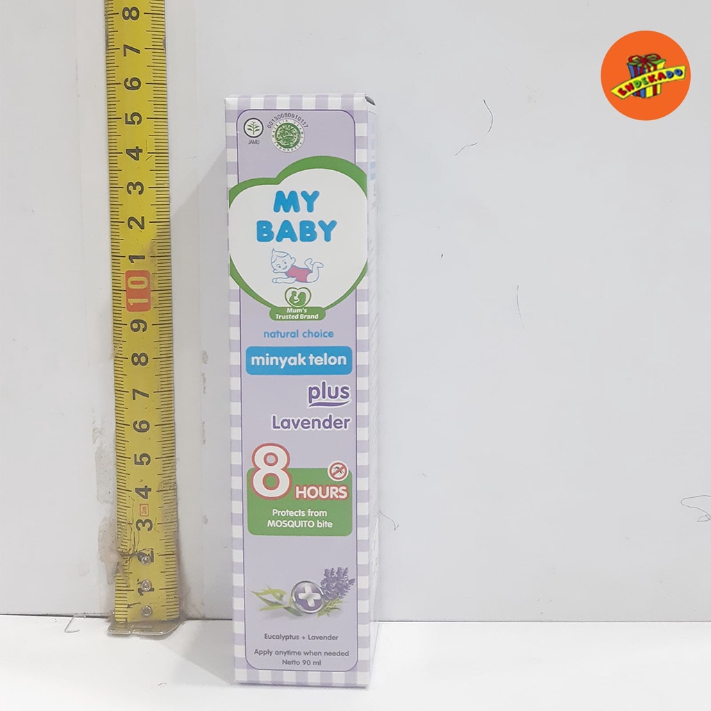 MAKASSAR! MY BABY TELON PLUS LAVENDER ANTI NYAMUK 90ML - Minyak Telon