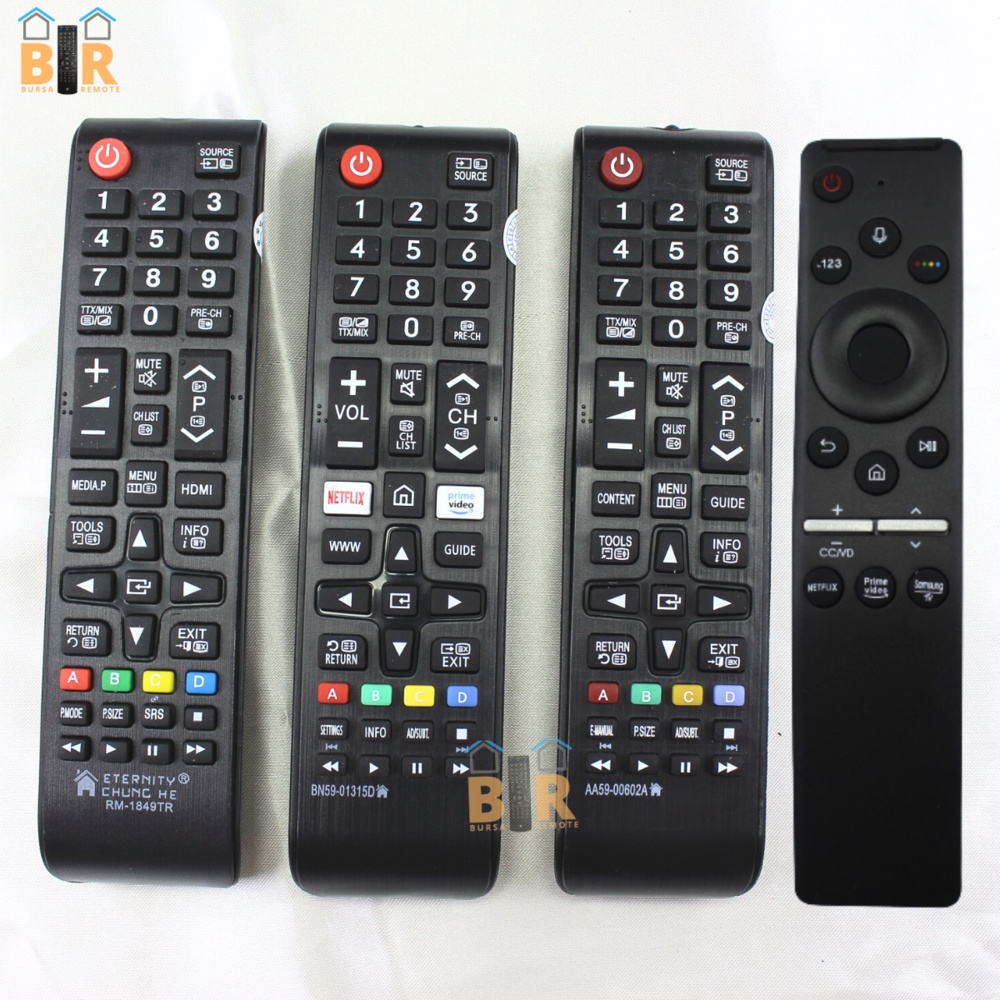 Remot Remote smart TV Samsung Android Non Voice LCD LED Smart TV Netflix 1315d 602 1849 series