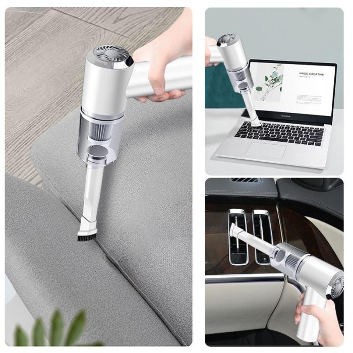 Vacuum Mobil Penyedot Debu Mini Vacum Car Baterai Wireless Car Vakum Cleaner