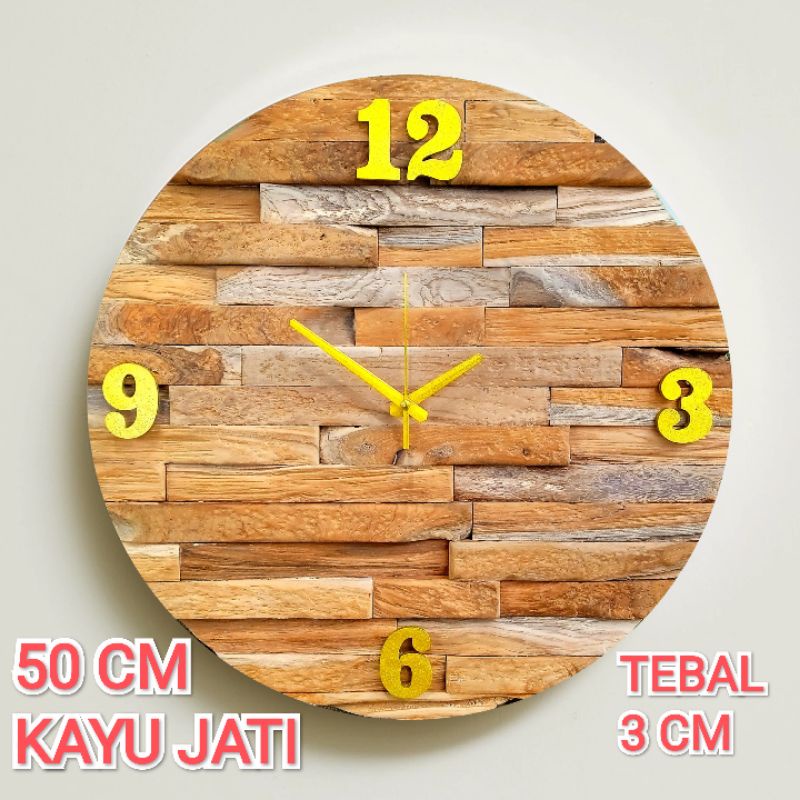 KADO ULANG TAHUN JAM DINDING JUMBO 50 CM UNIK BESAR MEWAH HIASAN DINDING ARTISTIK