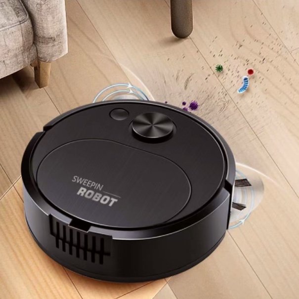 Robot Vacuum Cleaner Penyapu Basah Dan Kering Rechargeable Untuk Rumah Tangga