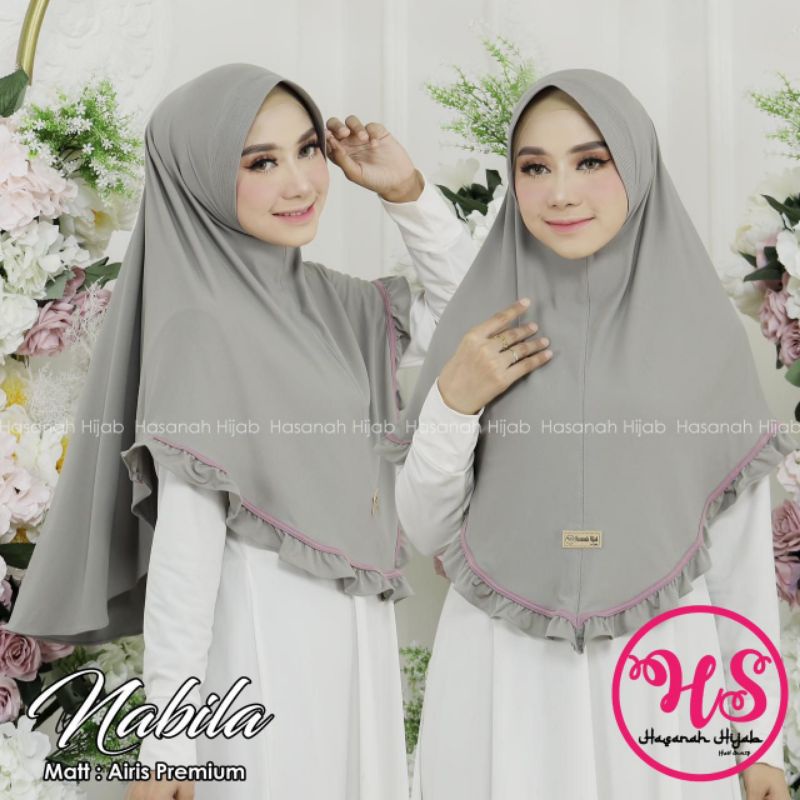 JILBAB INSTAN NABILA HASANAH HIJAB JERSEY AIRIS