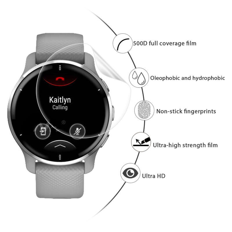 Film Pelindung Layar Smartwatch Garmin Venu SQ2 Music 2 2S Bahan TPU