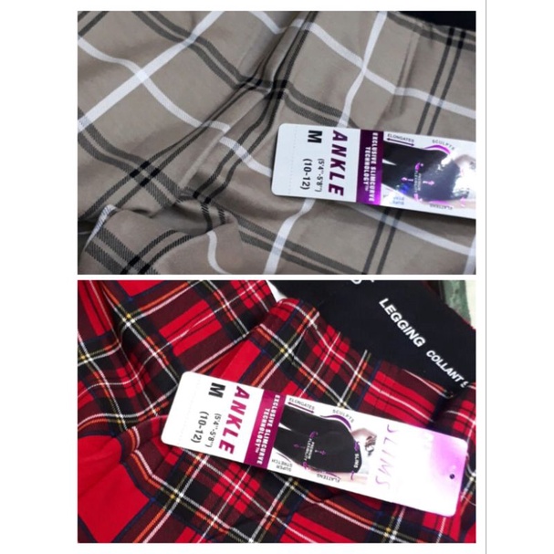 Celana Tartan Nygarddd LUXEE Ankle Slim Ori