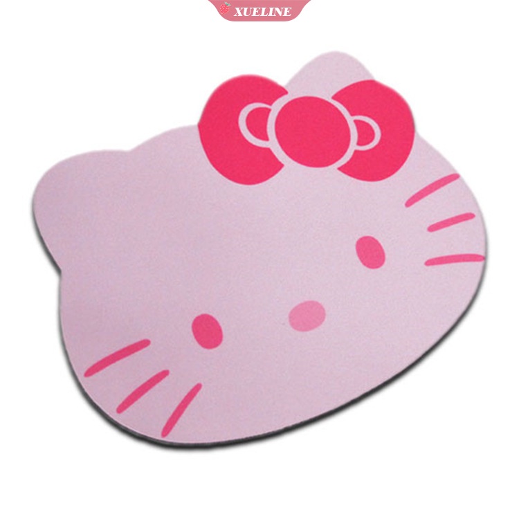 Mouse pad Silikon Lembut Motif Kartun Hello KITTY Untuk Anak Laki-Laki / Perempuan (ZXL)