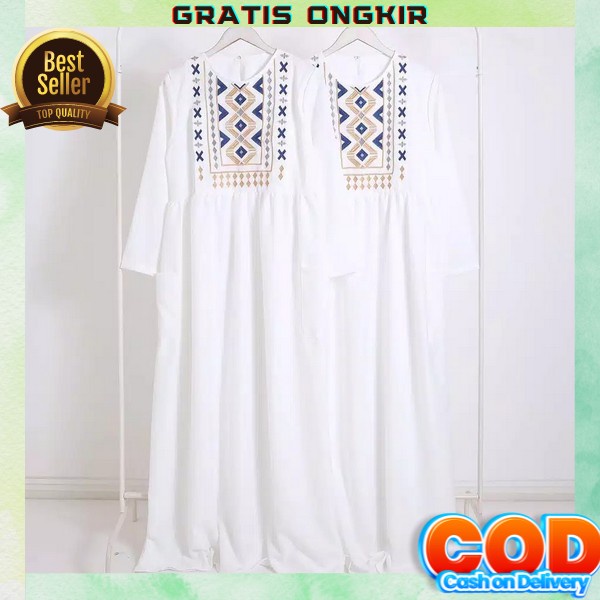 Mariya Gaun Bj Baju Bsju Long Dress Dress Pakaian Pakian Pakean Babydoll Bebydoll Ceruty Ceruti Gami