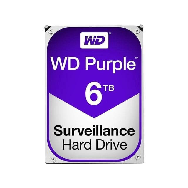 WD Caviar Purple 6TB 3.5 HDD Harddisk Internal CCTV Sata Resmi