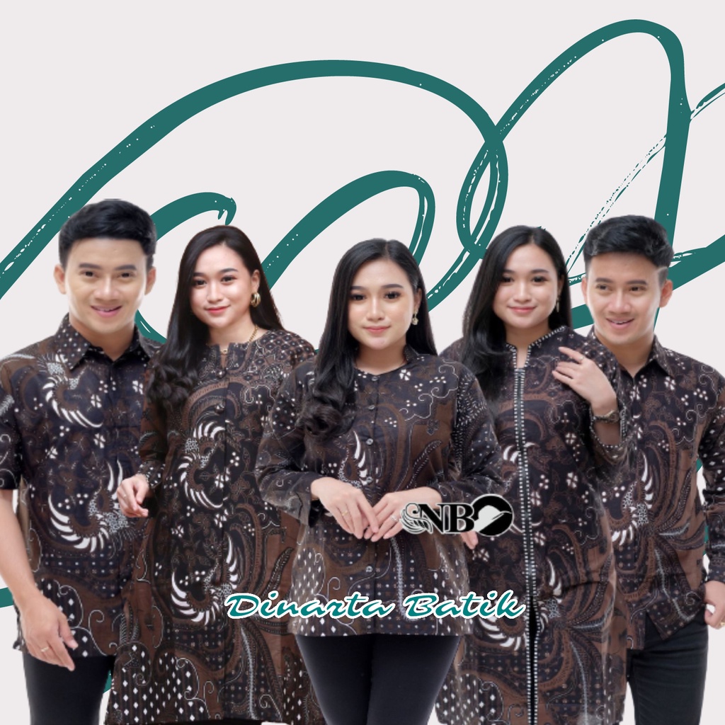ATASAN BAJU BATIK COUPLE [BISA SATUAN] HEM PRIA LENGAN PENDEK KEMEJA PRIA LENGAN PANJANG BLOUSE TUNI