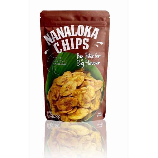 

NANALOKA CHIPS keripik pisang / Banana chips BEST SELLER CHOCO