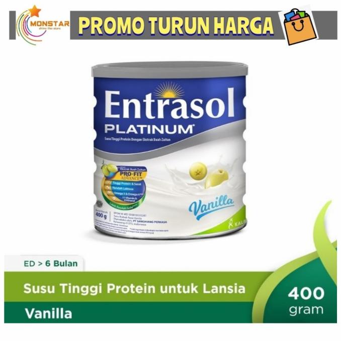 

[ COD ] ENTRASOL PLATINUM VANILLA 400GR/800GR