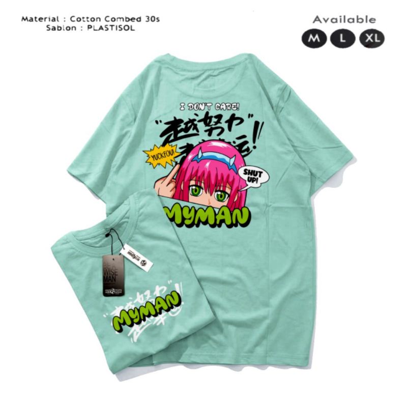 kaos oblong my man - kaos original