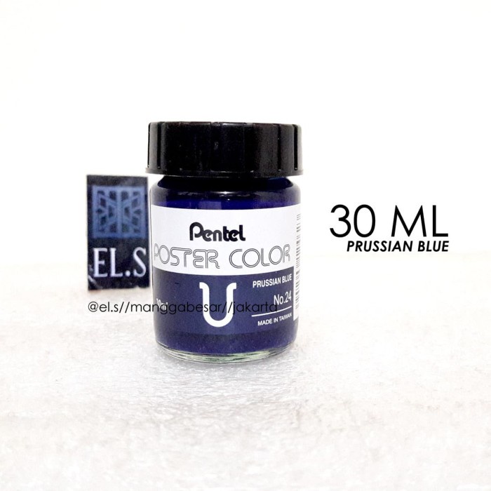 

Hadir Pentel Poster Color 30 Ml Prussian Blue Cat Poster (Ppc30) Gilaa!!!