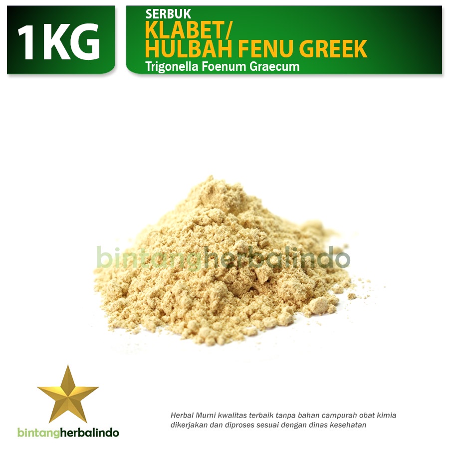 

Serbuk Herbal KLABET Hulbah Fenugreek Penambah Besar Payudara ASI 1kg