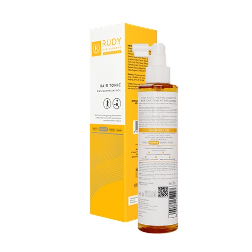 Rudy Hadisuwarno  Hair Tonic Ginseng Plus Phytantriol Kuning 100 / 200 ml