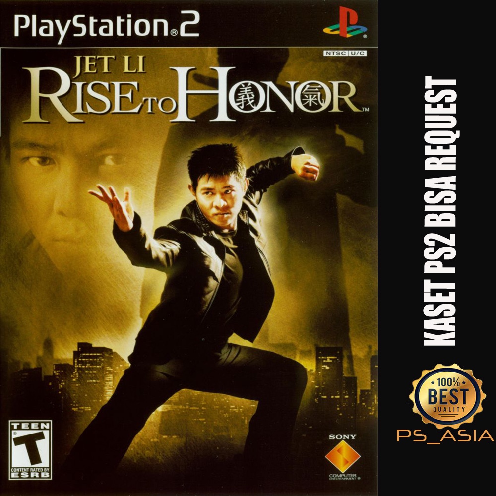 Kaset PS 2 Jet Li - Rise To Honour