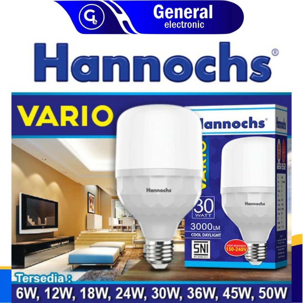 Lampu LED Hannochs Vario Bergaransi