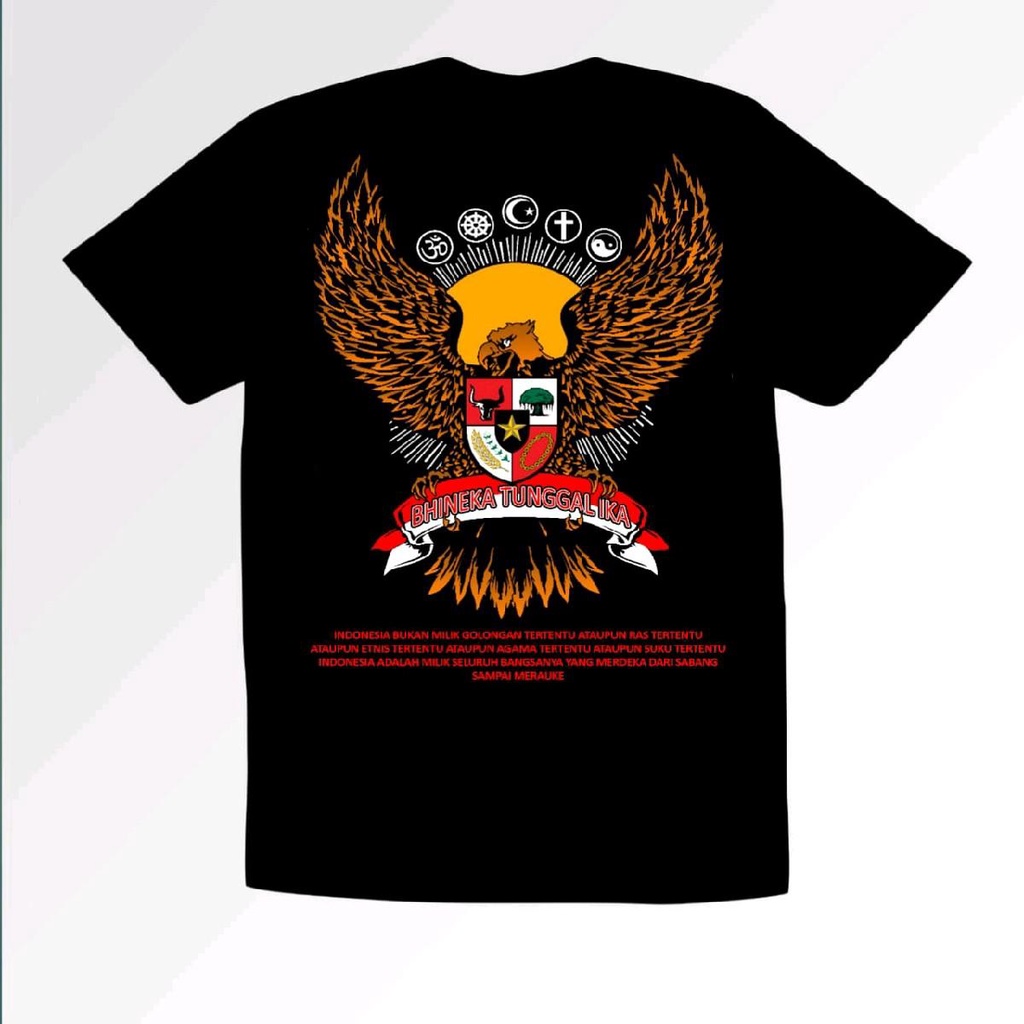 KAOS PLURALISME GARUDA DESAIN TERBAIK DISTRO TERBARU BISA COD