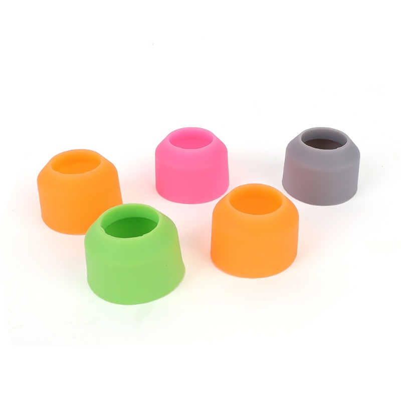 1 Pc Ring Stopper Pelindung Joran Pancing Bahan Silikon Anti Slip Warna Acak