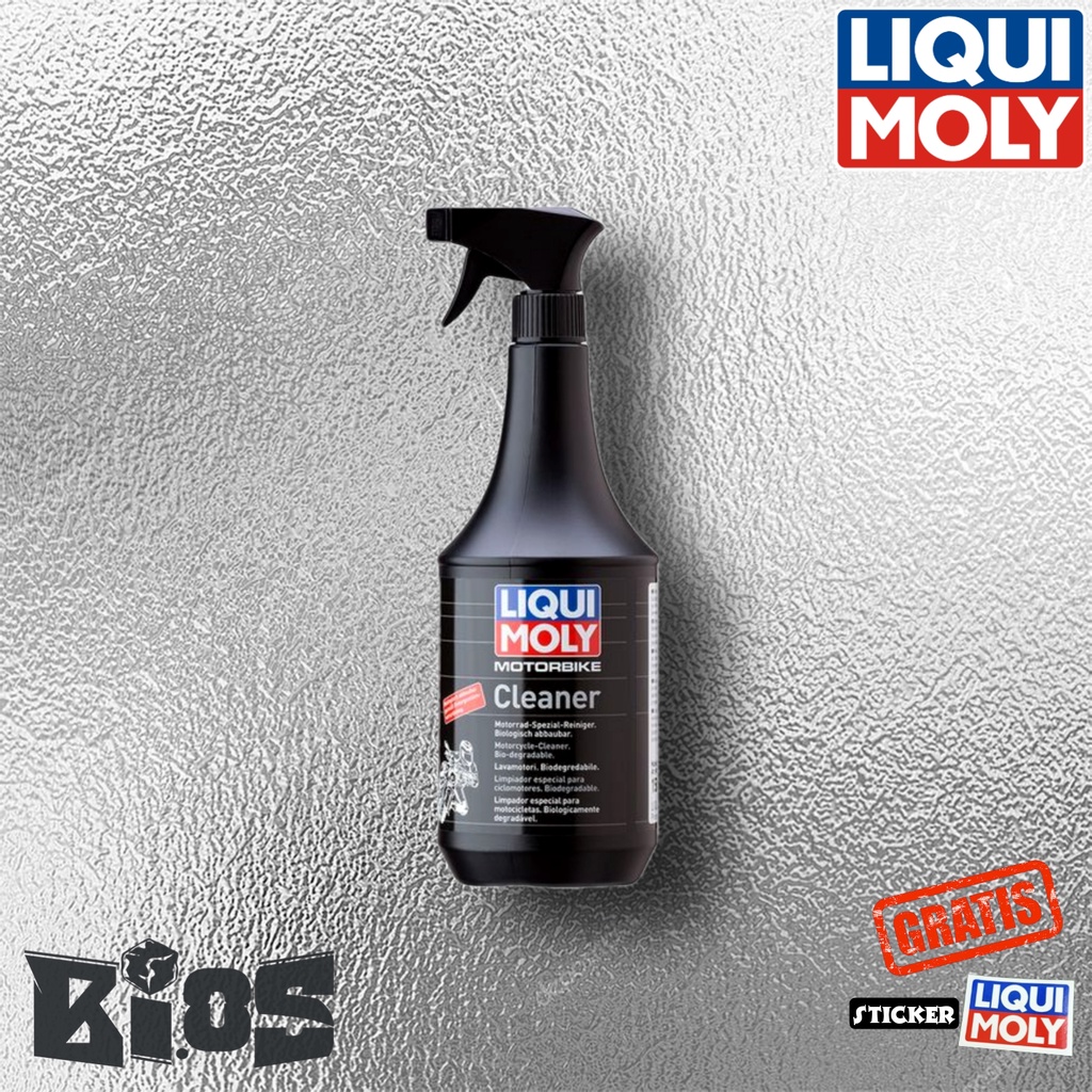 LIQUI MOLY MOTORBIKE CLEANER 1000ML SPRAY PENGKILAP BODY MOTOR 100% ORIGINAL