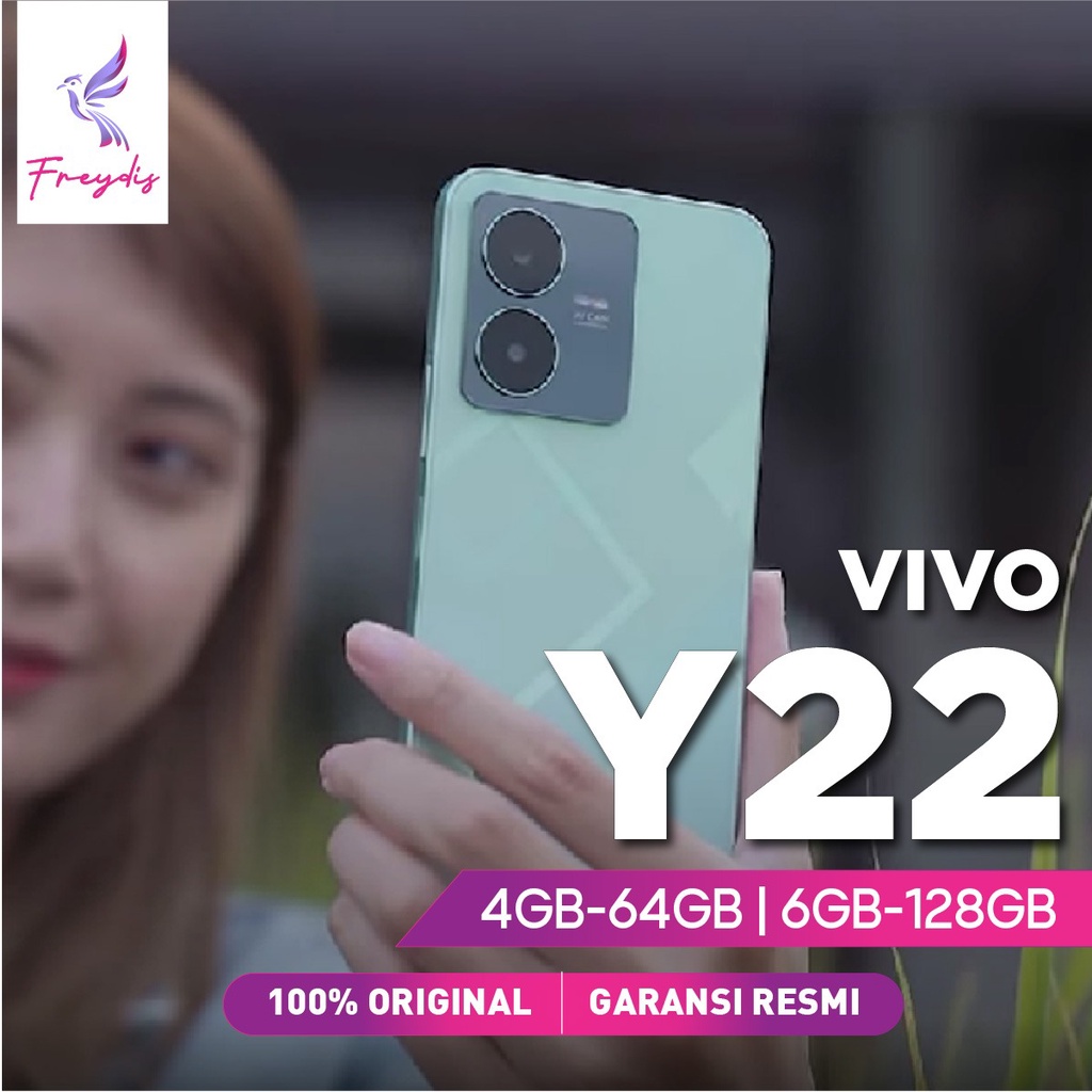 VIVO Y22 4/64 6/128 4/128 RAM 4 6 ROM 64 128 GB 4GB 6GB 64GB 128GB HP Smartphone Android