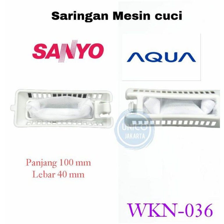 Saringan mesin cuci sanyo aqua