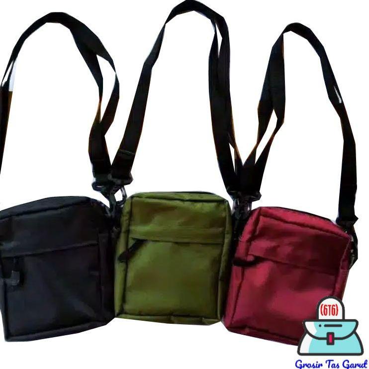 [KODE BKIYA] Tas Selempang Mini Pria Wanita Polos