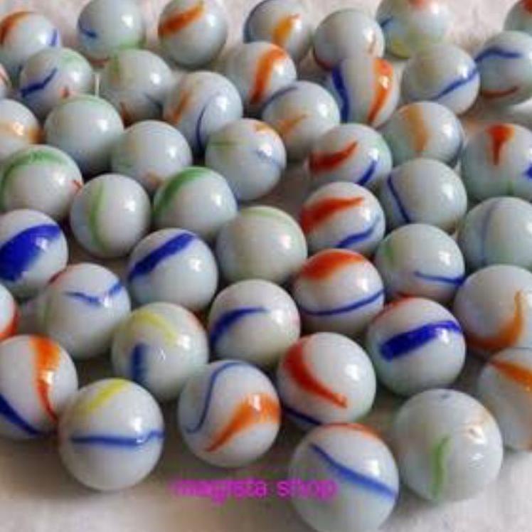 GUNDU SUSU ISI 1 kg ( 180 pcs ) / kelereng susu / guli susu / mainan jadul 90 an {BDL.22Oc22ᵁ}