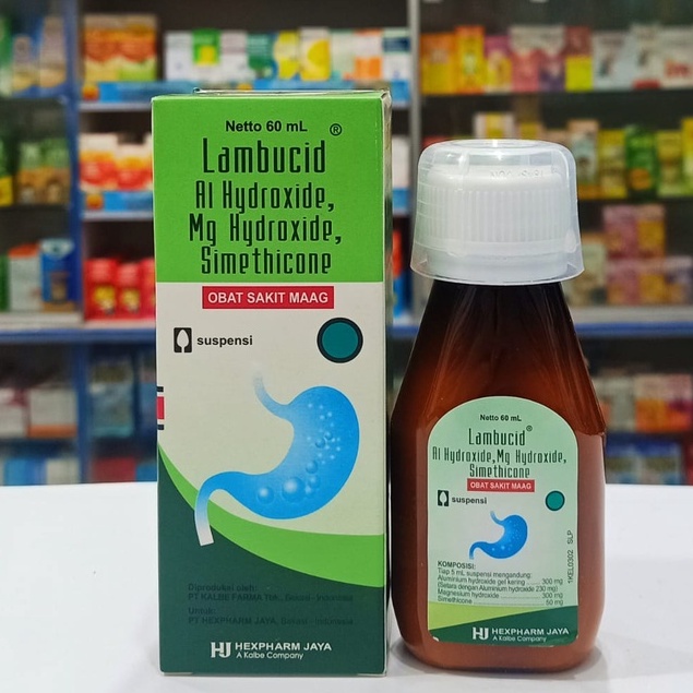 Lambucid Sirup 60 ml Obat Maag dan Asam Lambung