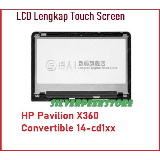 Monitor Lcd Lcd Touch Screen Frame Hp Pavilion X360 14-Cd1Xxx